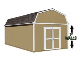12 x 20 shed for living space