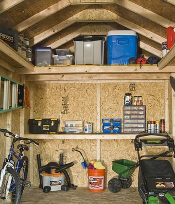 prepare shed for winter