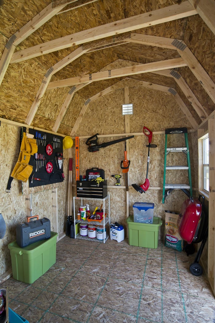 Outdoor Shed Pegboard
